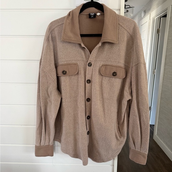 Pacsun homecoming button down fleece shirt - Picture 3 of 5